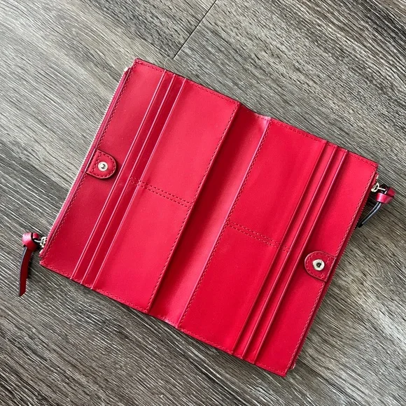 Kate Spade Red Wallet or Clutch - Picture 3 of 7